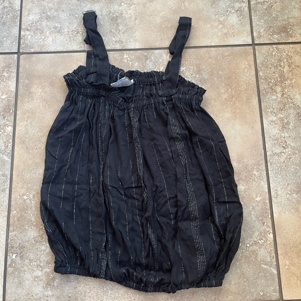 CYN black sheer tube-tank top | NWT
